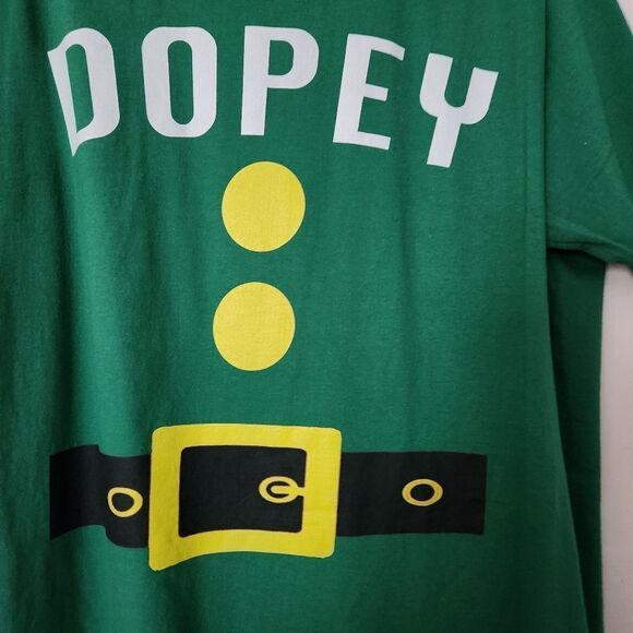 Port and Company Unisex "Dopey" Green Graphic T-Shirt Size XL - Picture 4 of 4